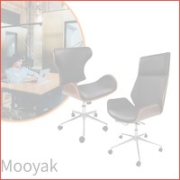 Mooyak lederen design bureaustoelen