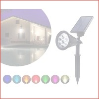 Multicolor solar lamp