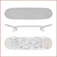 vidaXL ovaal skateboard