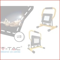 V-tac 30w of 100w led bouwlamp