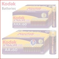 60 x Kodak Xtralife alkaline batterijen