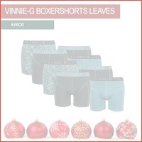 Vinnie-G Boxershorts Leaves 8-pack