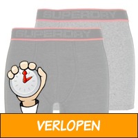 2 x Superdry tipped sport boxer