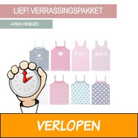 Lief Girls Verrassingspakket hemdjes 4-pack