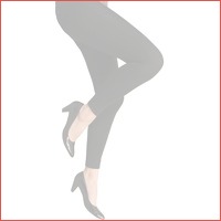 Thermo legging dames, elegante zwarte le..