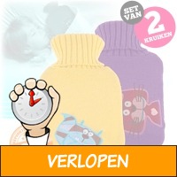 Set van 2 vrolijke kruiken