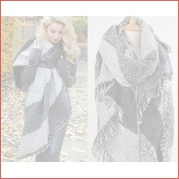 Luxe sjaal pashmina en wol