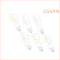 6 x Osram LED Glow Dim lamp E27