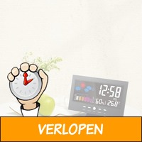 Digitaal Weerstation Thermometer met Voice Activated ba..