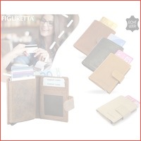 Figuretta leren card protector