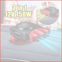 12 Volt 150 Watt keramische auto kachel