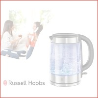 Russell hobbs glazen 1,7 l waterkoker