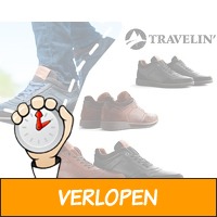 Travelin Rhyl leren herenschoenen