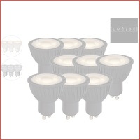 9 x Lucide dimbare LED