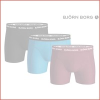 3 x Bjorn Borg boxershort Seasonal Solid