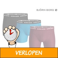 3 x Bjorn Borg boxershort Seasonal Solid