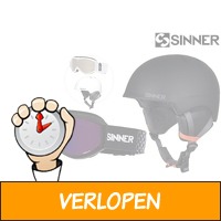 Sinner Lost Trail skihelm + Toxic skibril