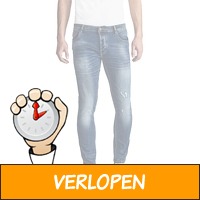 Solid jeans met steekzakken