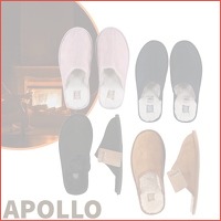 Apollo suede pantoffels