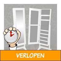 vidaXL sieradenkast met spiegel