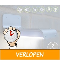 2 x Eco Solar LED-buitenlampen