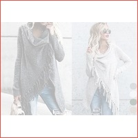 Knitted Tassel vest