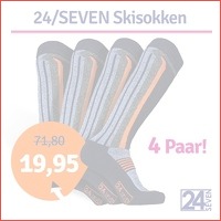 24-seven Skisokken 4 paar