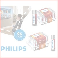 96 AA of AAA Philips Power alkaline batt..