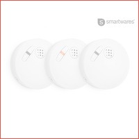 3 x Smartwares rookmelder