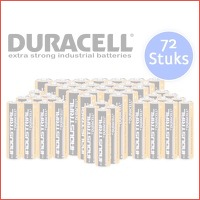 72 x Duracell Industrial batterijen