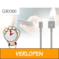 Grixx Lightning oplaad kabel voor Apple