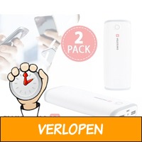 2 Swissten 12.000 mah powerbanks