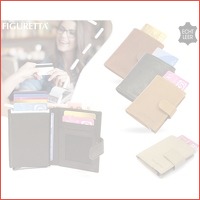 Figuretta leren card protector