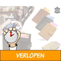 Figuretta leren card protector