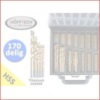 Hofftech Titanium HSS Borenset - 170 Del..