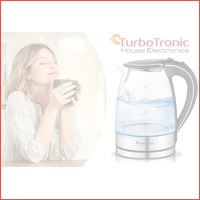 73% korting - TurboTronic LED waterkoker..