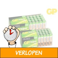 80 x GP Alkaline super batterijen