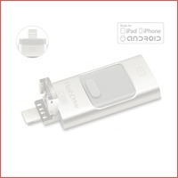 3-in-1 Flashdrive voor Android, iPhone e..