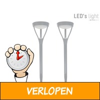 2x LED's Light XXL solar tuinlamp