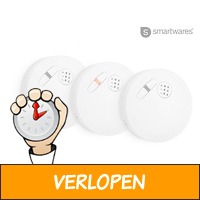 3 x Smartwares rookmelder