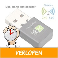 600 Mbps Dual Band USB WiFi adapter