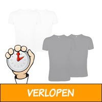 2-pack katoenen T-shirts