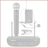 Vonyx WM82 C draadloze UHF microfoonset