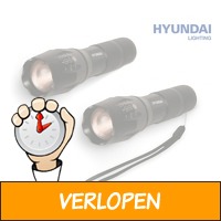 1+1 Gratis: Hyundai Militaire LED Zaklampen (1000 m ber..