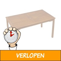 Houten tuintafel