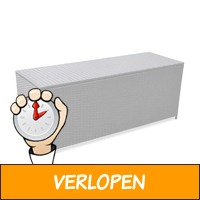 vidaXL Opslagkist voor buiten poly rattan zwart 150 x 5..