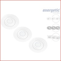 3 x Energetic LED spot