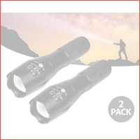 2-pack militaire LED zaklampen