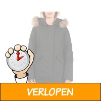 Airforce parka met bontkraag