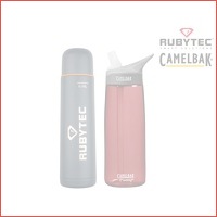 Rubytec thermosfles & camelbak drink..